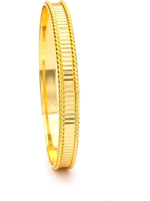 Altın Kaplama 7 mm Sazan Ajda Bilezik BLZ-3140