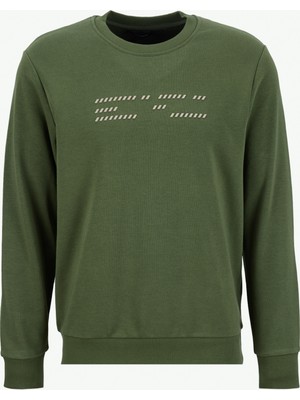 Altınyıldız Classics Bisiklet Yaka Haki Erkek Sweatshırt ACE052261045_HAK