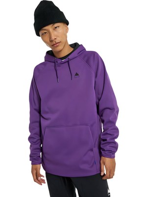 Burton Crown Weatherproof Pullover Erkek Mor Sweatshirt