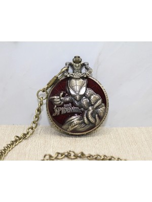 VeraGlobe Buğz Spiderman Tasarımlı Köstekli Saat