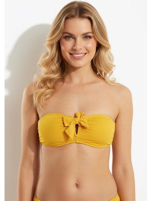 Ayyıldız 63547 Sarı Toparlayıcı Bikini Üstü