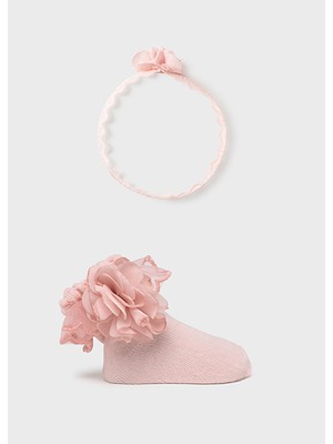 Mayoral Bebek Saç Bandı ve Çorap Takım 9869