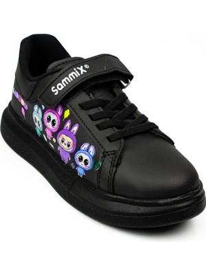 Babalı 044 Sammix Siyah Kız Çocuk Sneaker