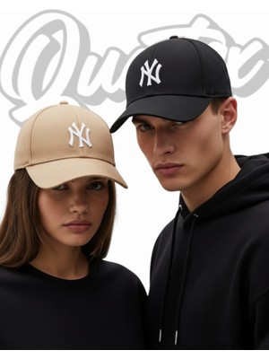 Quatex Ny New York Unisex 2'li Set Nakışlı Şapkalar