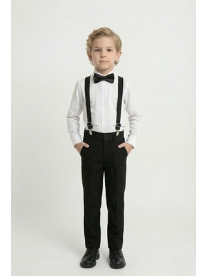 Mnk Baby & Kids Beyaz Gömlekli Erkek Çocuk Takım M00787