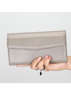 Gp Iguana Vince Deri Kadın Cüzdan Kılıf FL06 Vizon