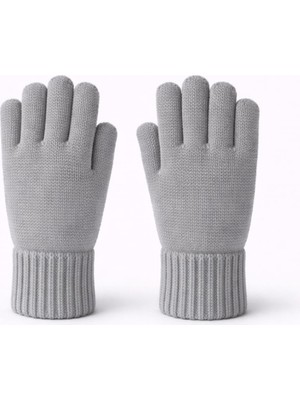 Gigi Giyim Sade Renk Unisex Çocuk Eldiven