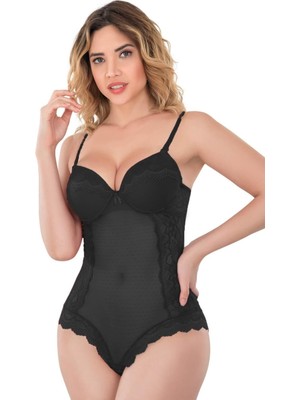 Marsilyan Siyah Mı Emay 176 Dantelli Body