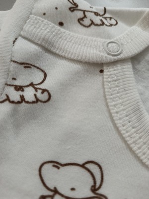 Bulut Anne ve Çocuk Uzun Kollu Çıtçıtlı Body %100 Pamuklu Desenli /renkli Erkek ve Kız Bebek Unisex Tasarım Çıtçıtlı Yaka