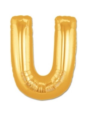 Vice Avm U Harf Folyo Balon Altın Renk  40 inç (4915) GO-53-vice/(1395) 04009