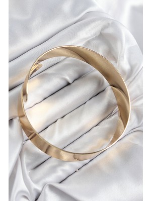 Marsilyan Pirinç Sarmal Model Gold Renk Pazu Bileklik