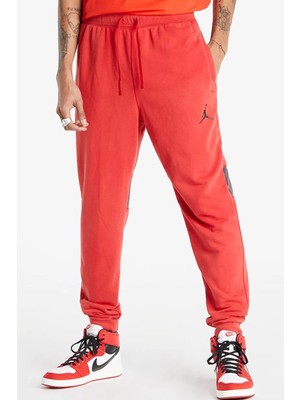 Nike Jordan Nba Dri Fit Air Fleec Erkek Basketbol Eşofman Altı Kırmızı