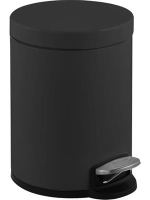 Hafele Comfy Pedallı Çöp Kutusu 5 Litre Paslanmaz Mat Siyah