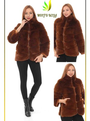 Suni Kürk Kadın Kaban