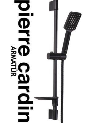 Pierre Cardin Roma Siyah Sürgülü Duş – Yağmur Başlıklı Duş Sistemi