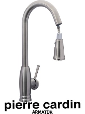 Pierre Cardin Inox Kıbrıs Spiralli Eviye Armatürü