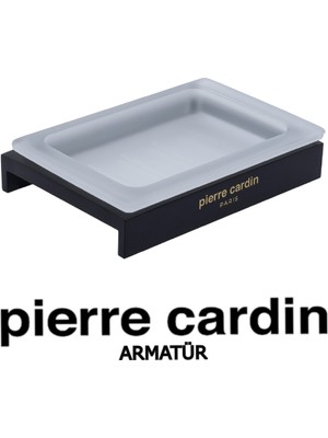 Pierre Cardin Roma Set Üstü Sabunluk Siyah