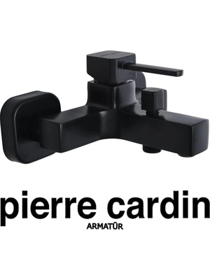 Pierre Cardin Milano Banyo Armatürü Siyah – Modern Su Tasarruflu Banyo Bataryası