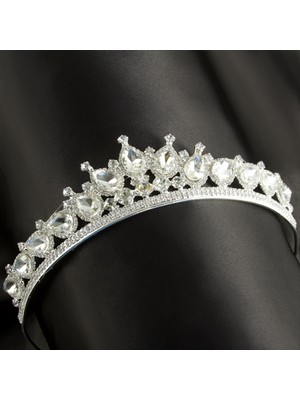 SHC4200 Lüks Taşlı Gelin Taçı