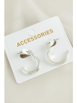 SHC4200 Yarım Halka Yeni Sezon Metal Küpe