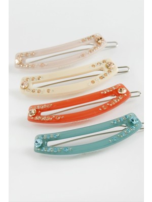 SHC4200 Oval Taşlı Klipsli Toka