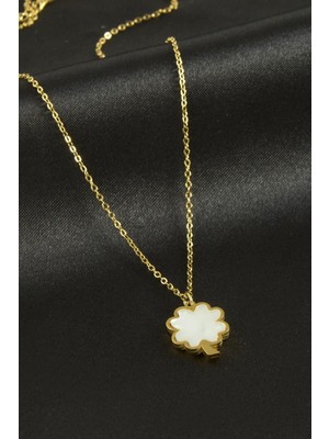 SHC4200 Yonca Lüks Çelik Kolye