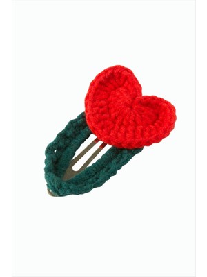 SHC4200 Kalp Işlemeli Örgülü Çıtçıtlı Toka