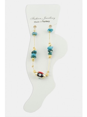 SHC4200 Nazar Göz Kırık Doğaltaşlı Halhal