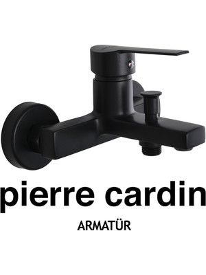 Pierre Cardin Boston Banyo Armatürü Siyah