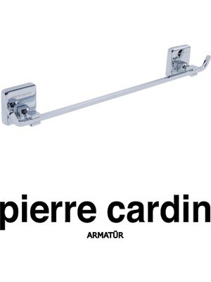 Pierre Cardin 50CM Roma Uzun Havluluk Krom – Duvar Tipi Banyo Havluluk