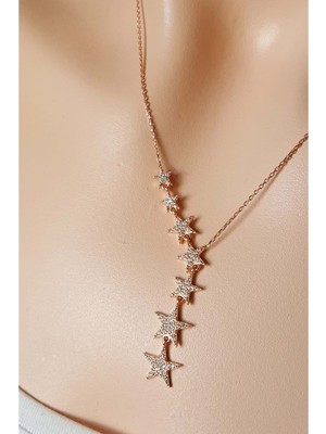 By More Sallantı Yıldızlar Gümüş Kolye