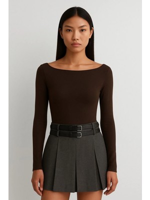 Nihanello Butik Kayık Yaka Body