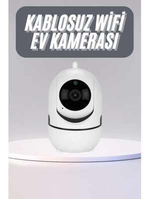 360° Full Hd Akıllı Kamera Hareket Sensörlü Wifi Kamera Çocuk Güvenlik Kamerası