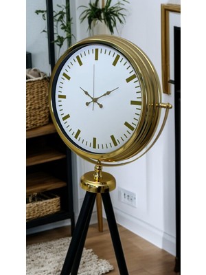 Zentime Gold Balance Tripod Ayaklı Saat