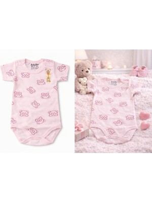 Bulut Anne ve Çocuk Kısa Kollu %100 Pamuklu Çıtçıtlı Body Renkli ve Desenli Erkek Bebek Kız Bebek Unisex Tasarım 1-3 Yaş