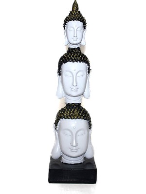 3 Kafalı Buda Büstü