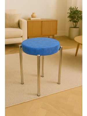 Berawond Bera Metal Silinebilir Kumaş Tabure (1 Adet-Montajlı Gönderim)