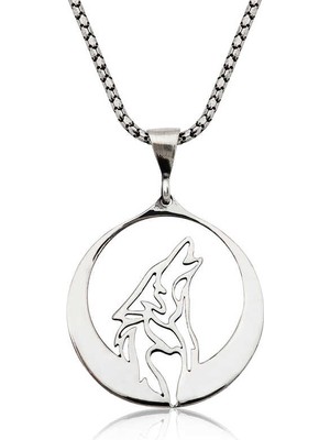 Erseyy ​gümüş Bozkurt Kolye