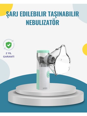 Şarjlı Taşınabilir Ultrasonik Nebulizatör Ultra Sessiz