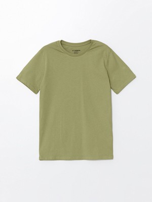 Lc Waikiki Yeni Sezon Bisiklet Yaka Basic Kısa Kollu Erkek Çocuk Tişört