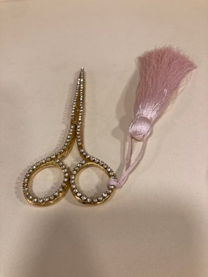 Plus Home Nişan ve Söz Makası Renk Altın Taşlı