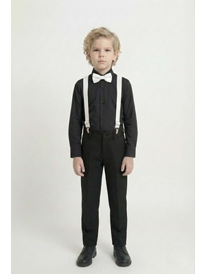 Mnk Baby & Kids Renkli Gömlekli Erkek Çocuk Takım M00788