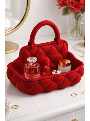 Mir Store – Kapitone Görünümlü Kulplu Takı & Kozmetik | Premium Hediyelik Organizer