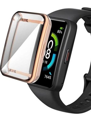 Mi7a Huawei Watch Fit 2 Akıllı Saat Uyumlu Silikon Kasa Ekran Koruyucu