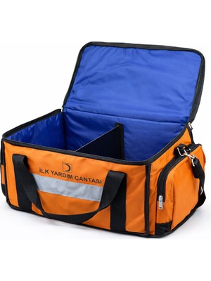 Genel Boş İlk Yardım Çantası Çok Bölmeli Dayanıklı Taşıma Çantası Acil Durum Çantası Araç Ev İş Yeri
