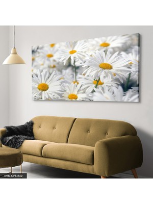 Evine Moda Papatya Tek Parça Kanvas Canvas Tablo