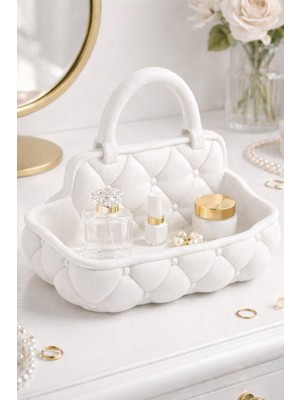 Mir Store – Kapitone Görünümlü Kulplu Takı & Kozmetik | Premium Hediyelik Organizer