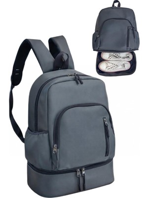 Bambus Home Spor Sırt Çantası - Ayakkabı Bölmeli , Tablet, Telefon Bölmeli , Su Geçirmez Sırt Çantası