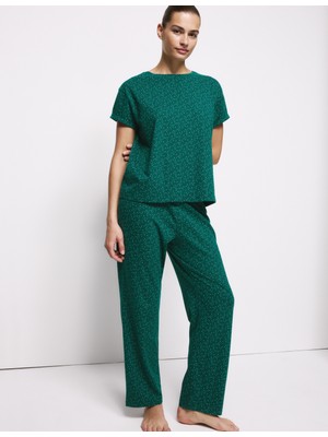 Marks & Spencer Pamuk Karışımlı Pijama Takımı