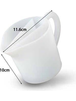 Hobiflex Silikon Kap Taş Tozu Harcı Döküm Ithal Büyük Boy Üç Bölmeli Epoksi Sanatı Döküm Kabı HB320-0168